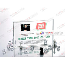 Digital photo crystal glass/gift/occasion/crystal block/promotion/advertising/wedding